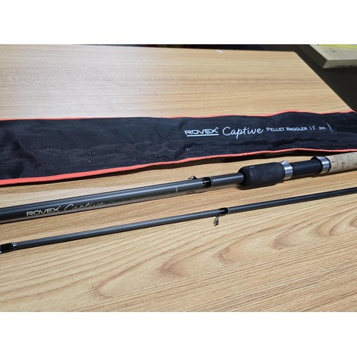 15 - A Rovex Captive pellet waggler 11ft 1 piece rod. In excellent clean condition and complete with it's... 