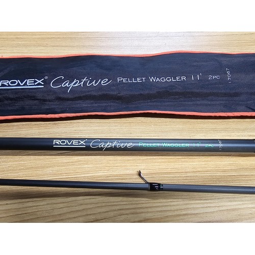 15 - A Rovex Captive pellet waggler 11ft 1 piece rod. In excellent clean condition and complete with it's... 