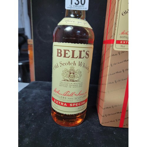 130 - Boxed new and sealed 1980's bottle of Bells Scotch Extra Special Whisky, in good order 70cl