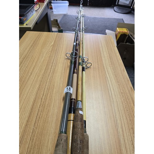 18 - 5 x Sea fishing boat rods all in good order