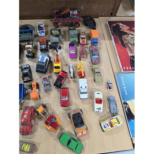 37 - Large selection of vintage Diecast vehicles by various makers inc Corgi, matchbox, Eterel, Tonka etc