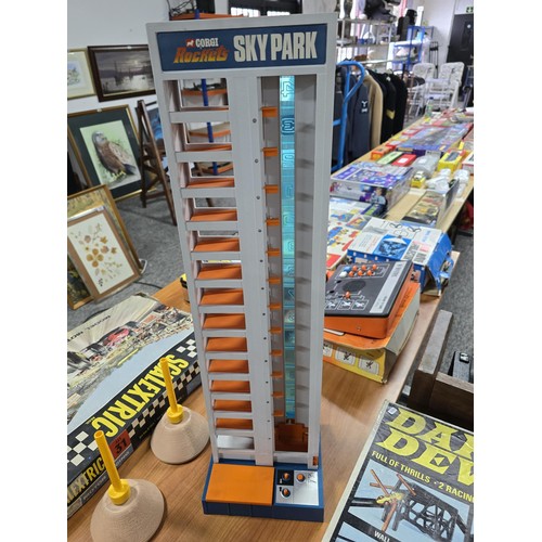 39 - A vintage Corgi rocket Skypark tower garage set no. 2060. Complete with its original box and complet... 