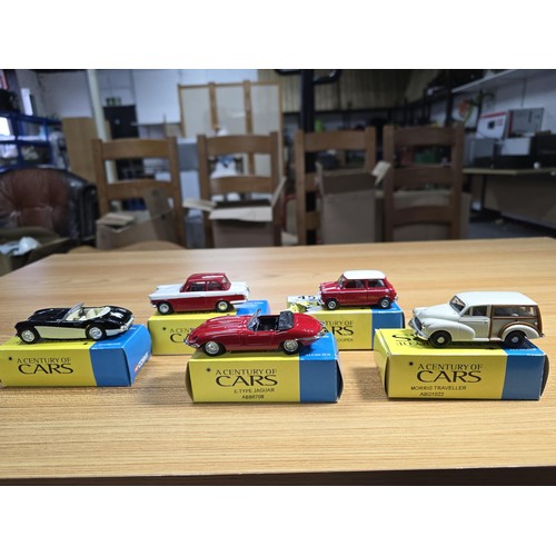 45 - A set of 5x boxed Corgi cars, Hachette special editions, each car is individually boxed and all in a... 