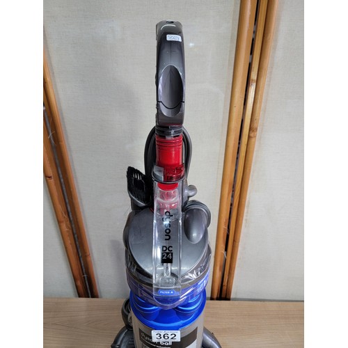 362 - Dyson DC 24 fully reconditioned in full working order complete with accessories