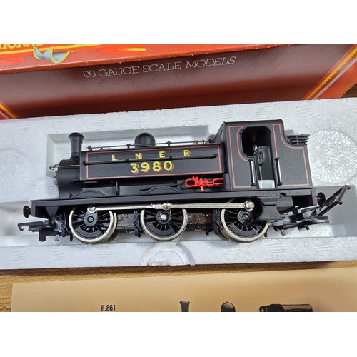 57 - A brand new old shop stock Hornby R861 class J52 LNER Black 0-6-0 tank locomotive, no. 3980, instruc... 