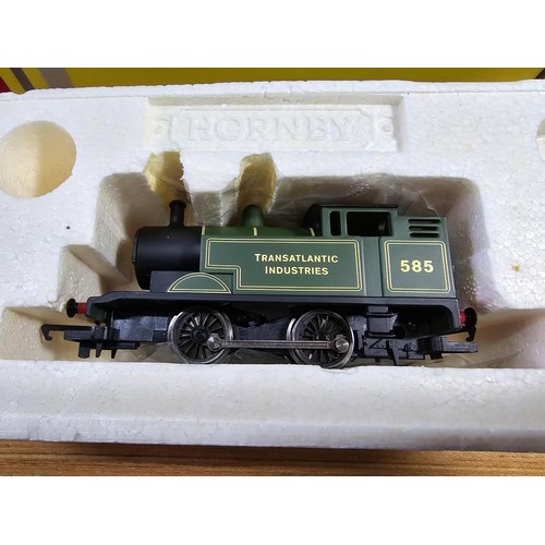 59 - A boxed as new Hornby R3212 0-4-0 tank locomotive Trans Atlantic industries no.585, boxed with instr... 