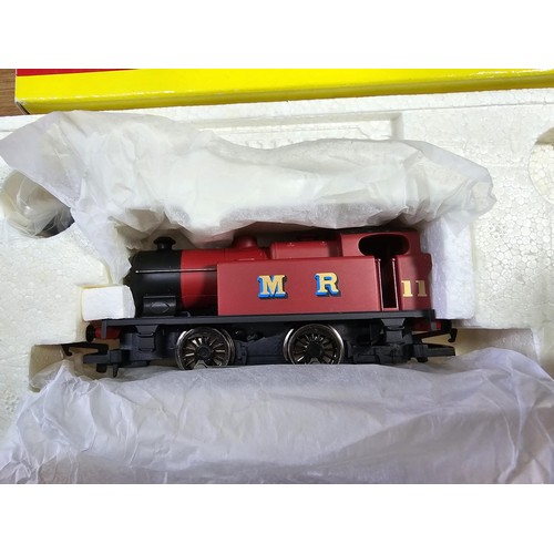 61 - A brand new in box Hornby R3069 class D 0-4-0 Midland railways red locomotive no. 11, with instructi... 