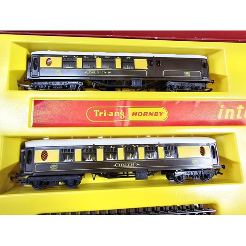 62 - A rare tri-ang Hornby RS9 intercity express train set VR Class 37 green locomotive, cleaned and serv... 