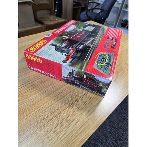 63 - A brand new and boxed Hornby R1224 urban rambler train set, an unwanted Xmas gift, tested for functi... 