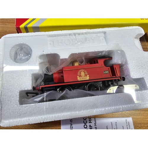 66 - A brand new and boxed Hornby R3867 2020 collector club 0-4-0 Holden tank in red no.100 with detail p... 