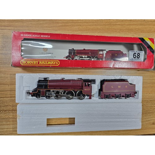 68 - A boxed Hornby R842 class 5, 4-6-0 LMS locomotive and tender, no.4657, cleaned and serviced with a t... 