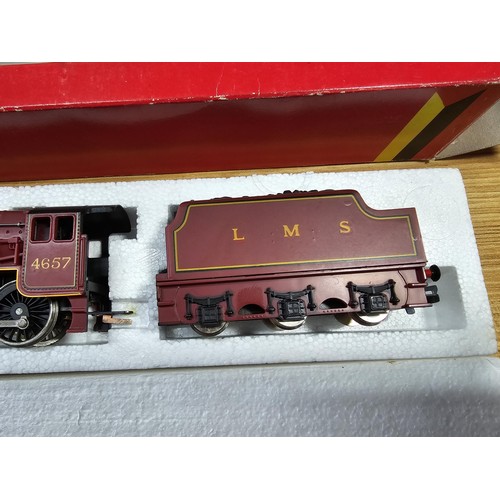 68 - A boxed Hornby R842 class 5, 4-6-0 LMS locomotive and tender, no.4657, cleaned and serviced with a t... 