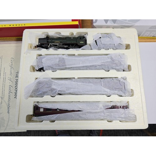 71 - A brand new and boxed Hornby R2347 limited edition Manx man train pack, patriot class locomotive and... 