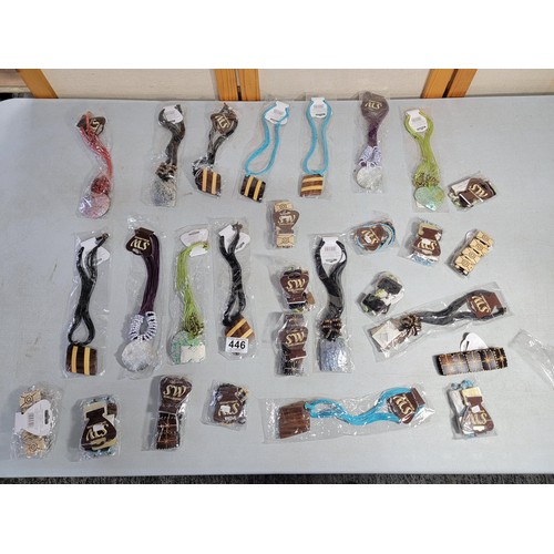 446 - Large quantity of Shellwood costume jewellery inc necklaces and bracelets all are new and sealed wit... 