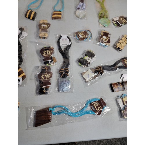 446 - Large quantity of Shellwood costume jewellery inc necklaces and bracelets all are new and sealed wit... 