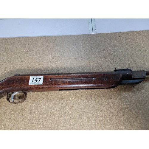 147 - Vintage Original Mod 27 .177 air rifle barrel is pitted in need of restoration, has a good quality w... 