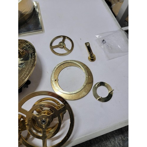 78 - A good quality sun, moon and earth orrery model with accessories including arms, extra planets, etc.