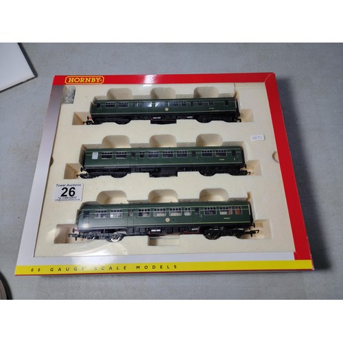 26 - Boxed Hornby R2578A BR Class 101 3 car set DMU in very clean condition