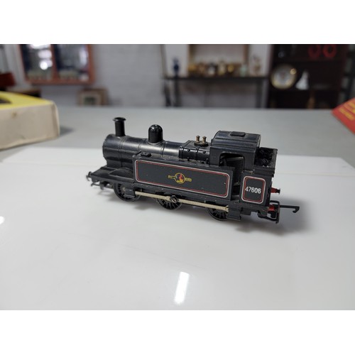 29 - Boxed Hornby train set R503 Suburban Freight set containing electric loco, 3x wagons, guards van and... 