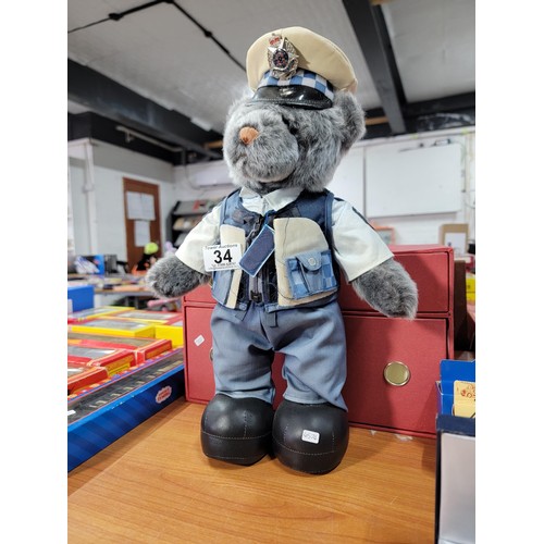 34 - Limited Edition Constable T. Bear Addition 12-2011 along with a blue ribbon foundation Victoria poli... 