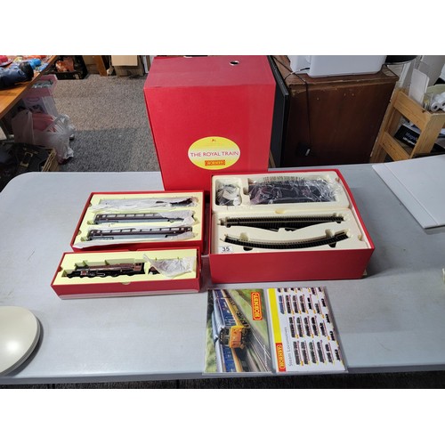 35 - Brand New and Boxed Hornby R1106K The Royal Train Set, Princess Locomotive and Tender, 3x Royal Trai... 