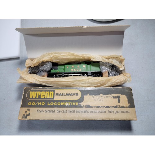 48 - Wrenn W2217 0-6-2 LNER Class N2 Tank locomotive NO.9522 original box and original tissue paper and p... 