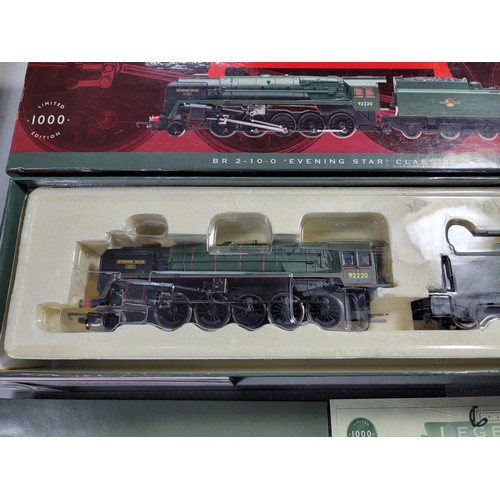 50 - Boxed as new Hornby R3072M Limited Edition Legends BR Class 9F Evening Star locomotive NO. 92220 Col... 