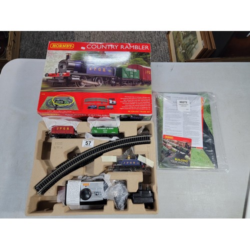 57 - Brand New and boxed Hornby R1249 Country Rambler train set - unwanted Christmas Present, all sealed ... 