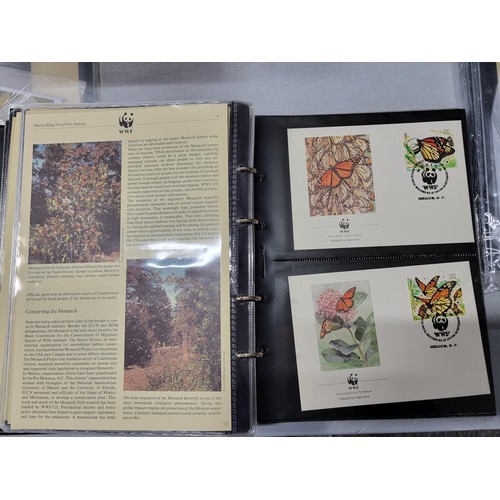 61 - Very large comprehensive collection of 1980s WWF conservation stamp collections and First Day Covers... 