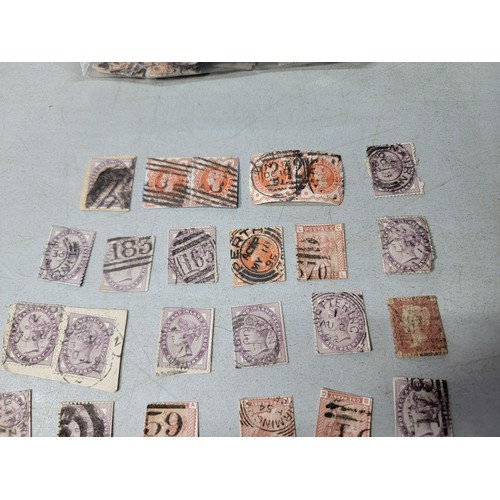 63 - Large quantity of loose Victorian stamps to include a large quantity of Penny Reds, Penny Lilacs all... 