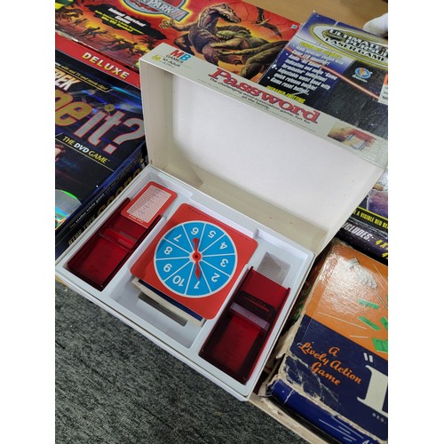 74 - Large collection of various board games to include a set of Grey Hound Dominoes, Match Games Table T... 