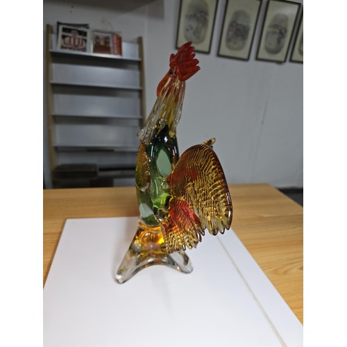 151 - Large and impressive Murano Art Glass vase in the form of a cockerel in excellent clean condition wi... 