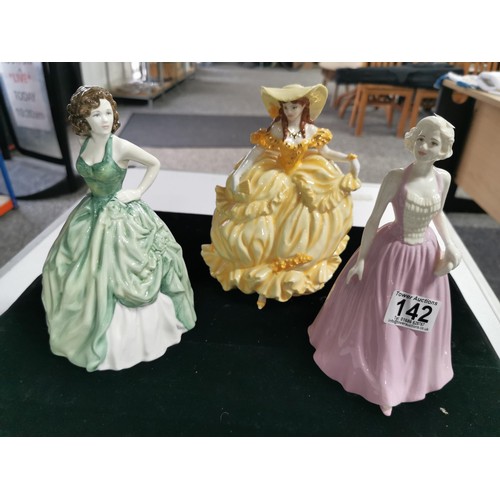 142 - 2 Royal Doulton figurines 1  named 