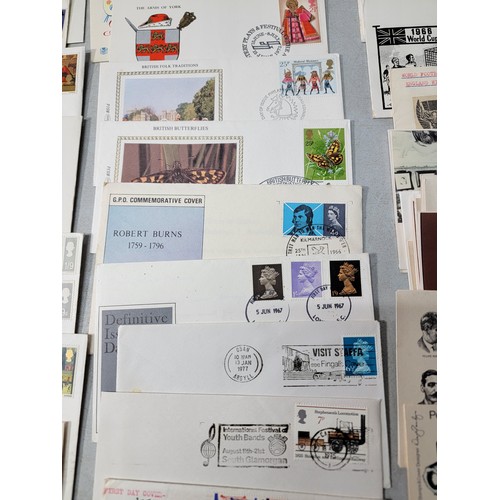 64 - 2x large stacks of Stamped First Day covers mostly are British with a small quantity of world covers... 