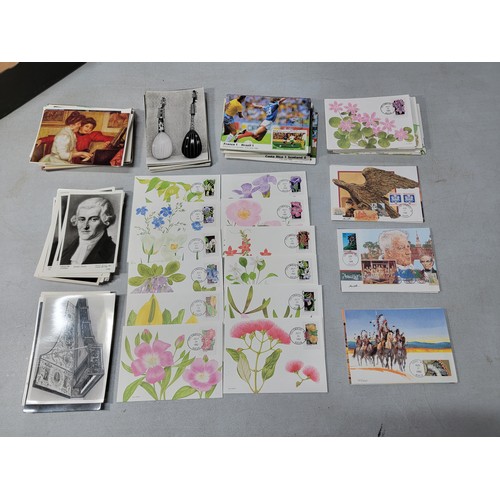 65 - 4x different sets of postcards and First Day Covers to include a rare vintage postcards set relating... 