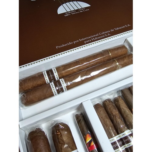 310 - Case containing a large quantity of sealed cigars and cigarillos to include  2x different brands (Gu... 