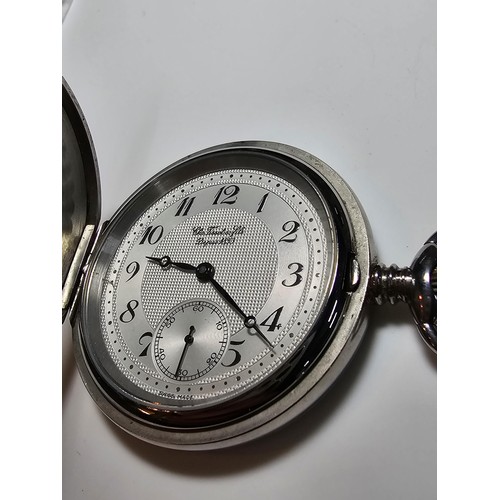 311 - Good quality Tissot Savonnette Mechanical full hunter pocket watch with a 17 jewel Swiss movement, w... 