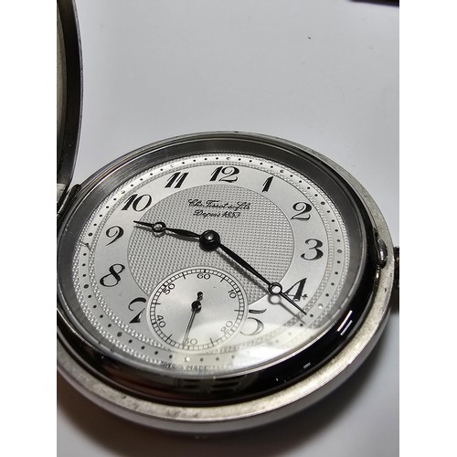 311 - Good quality Tissot Savonnette Mechanical full hunter pocket watch with a 17 jewel Swiss movement, w... 