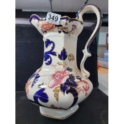 349 - Very Large & rare impressive Mason's Ironstone Mandalay Water Jug with a snake formed handle, standi... 