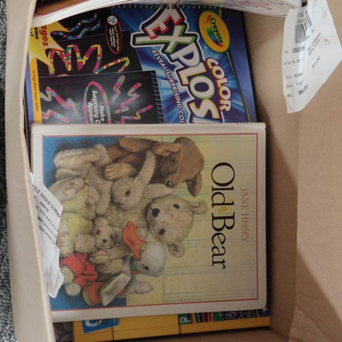 112 - Box containing a large quantity of mainly children's books inc Brer Rabbit, Hop on Pop by Dr Seuss. ... 