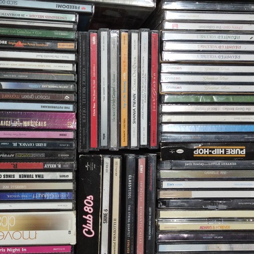 114 - 2x crates containing a very large collection of cd, and box set cd's covering various genre inc coun... 