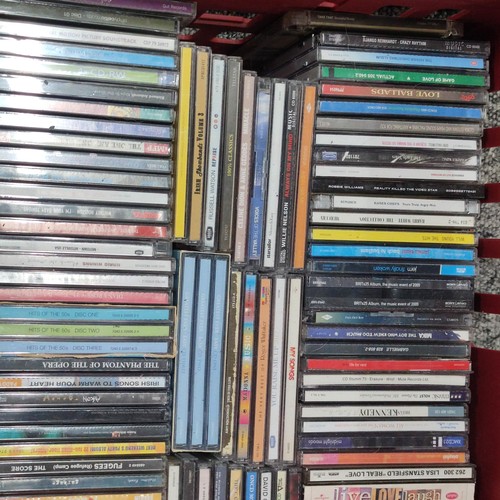 114 - 2x crates containing a very large collection of cd, and box set cd's covering various genre inc coun... 