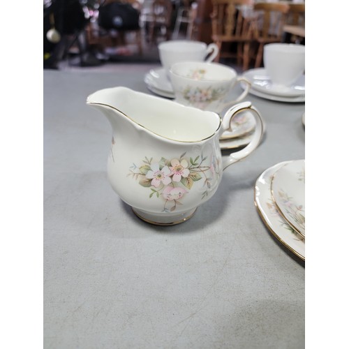 372 - Box containing a large quantity of china inc a white duchess bone china part tea set along with a La... 