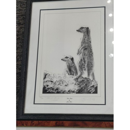 405 - A quantity of 5 framed and glazed picture prints including a hand signed print by D.Henna, a limited... 