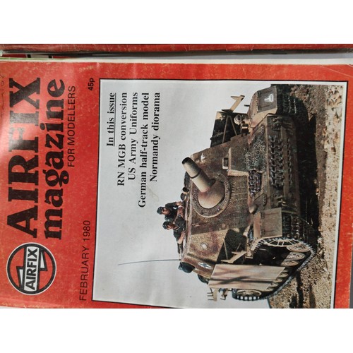 416 - A large quantity of various vintage Airfix magazines including some early issues dating from the 196... 