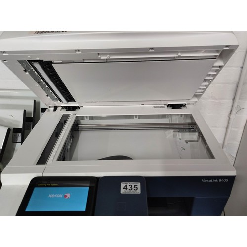 435 - Good xerox table top printer with scanner complete with power cable, have turned on and powered up t... 