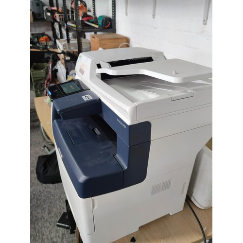 435 - Good xerox table top printer with scanner complete with power cable, have turned on and powered up t... 