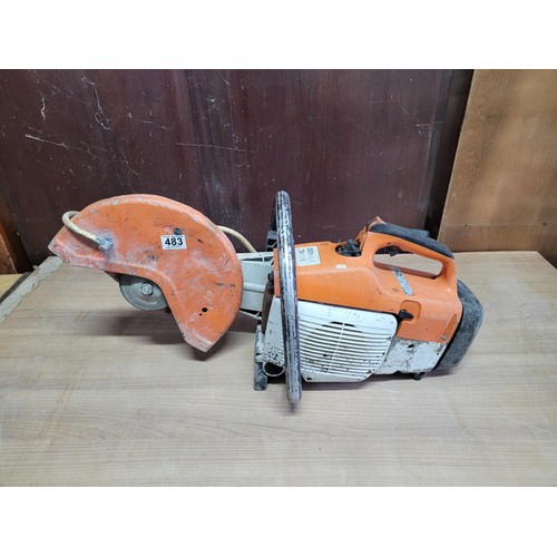 483 - Stihl ts 400 concrete saw in full working order