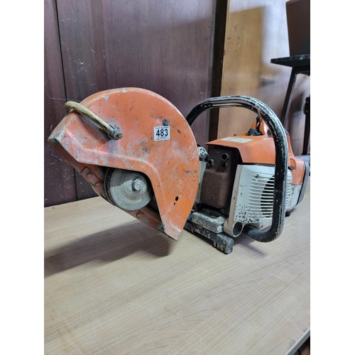 483 - Stihl ts 400 concrete saw in full working order