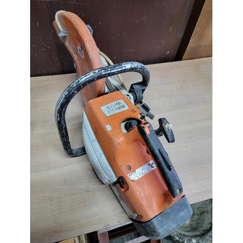 483 - Stihl ts 400 concrete saw in full working order